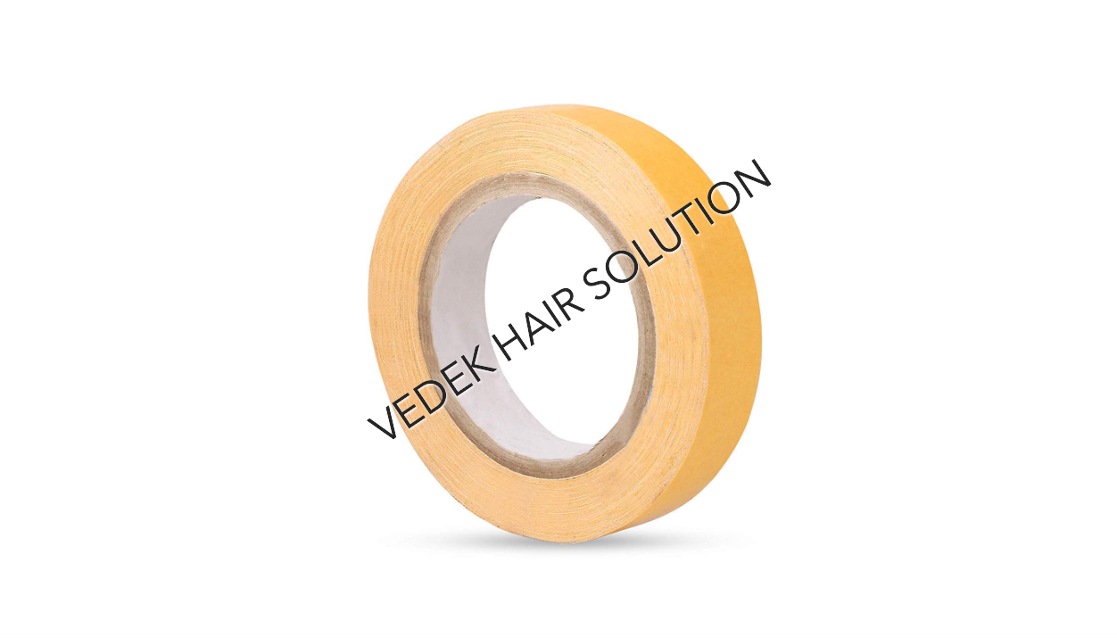 Brown Tape Rolls | Yellow Cotton Hair Patch Tape