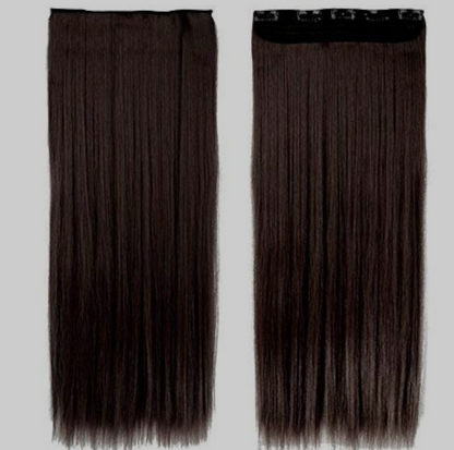 5 Clip Hair Extension | 5 Clip Ear to Ear Volumizer | Clip-in Hair Extensions | Instant Volume & Style (Copy)