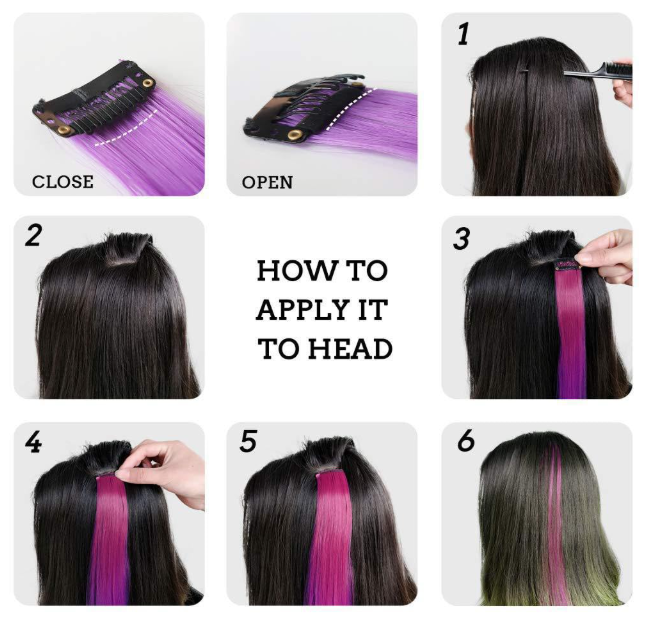 One Clip Hair Extensions | Single Clip Hair Strands