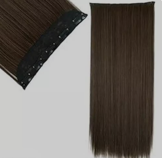 5 Clip Hair Extension | 5 Clip Ear to Ear Volumizer | Clip-in Hair Extensions | Instant Volume & Style (Copy)