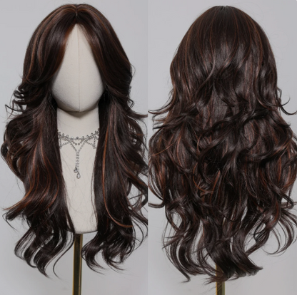 Luxury Artificial Bio Hair 24" Chemo Wig for Cancer Patients | Wavy Hair Wigs for Women | Wigs for Women