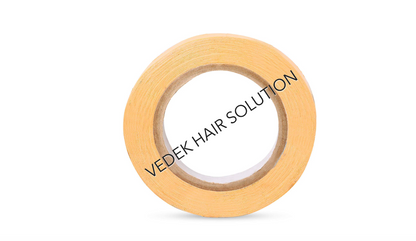 Brown Tape Rolls | Yellow Cotton Hair Patch Tape