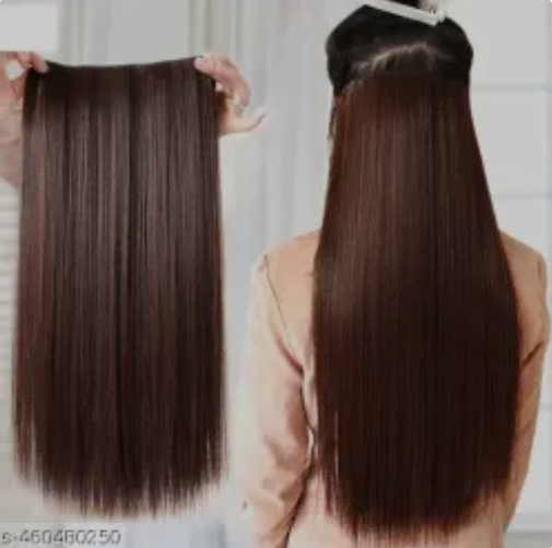 5 Clip Hair Extension | 5 Clip Ear to Ear Volumizer | Clip-in Hair Extensions | Instant Volume & Style (Copy)